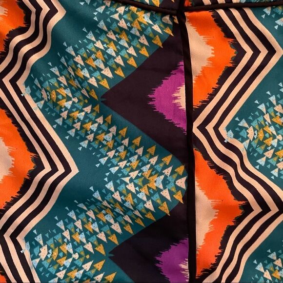 Bar III Chevron Print Dress - M - Picture 3 of 6